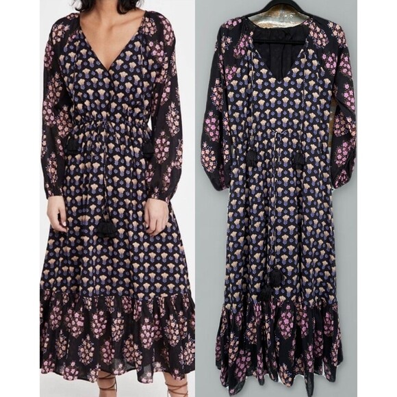 Roberta roller rabbit Madigan Olaya floral maxi Dress size XS - Picture 1 of 11
